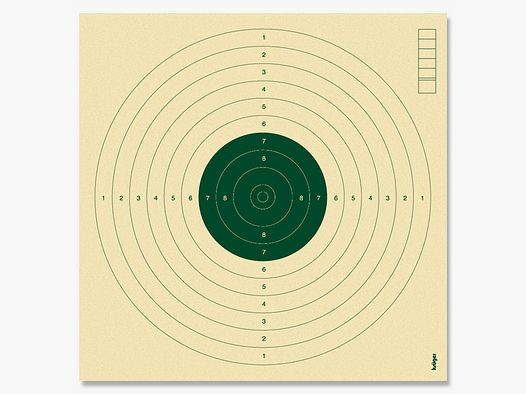 Krüger-Schießscheiben Lupi-Scheiben m.Nr. grün Schießscheiben