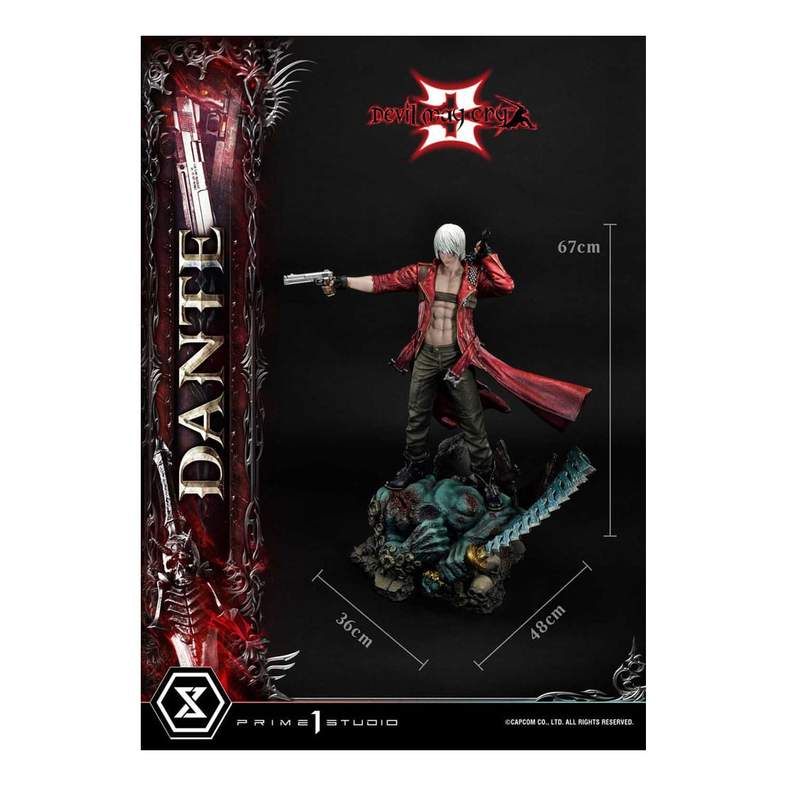 Devil May Cry 3 Ultimate Premium Masterline Series Statue 1/4 Dante Deluxe Bonus Version 67 cm | 43051