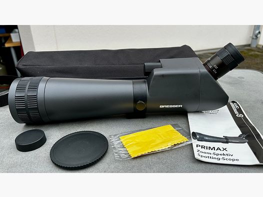 Bresser Primaxx Zoom Spotting Scope 20-60x60 - Very good condition with case and manual