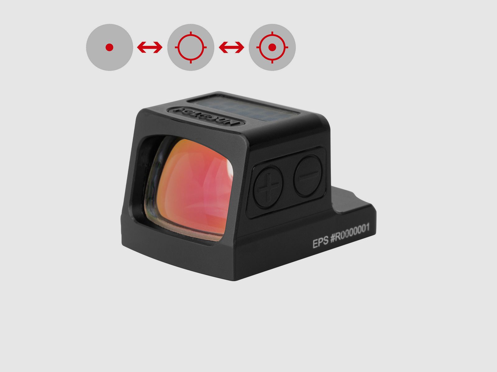 Holosun EPS RD MRS Point Rouge Circulaire Viseur Reflex Émetteur Fermé