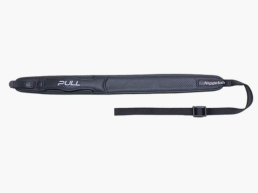 Niggeloh Gewehrriemen PULL Leder / Carbon mit Schnellverschluss