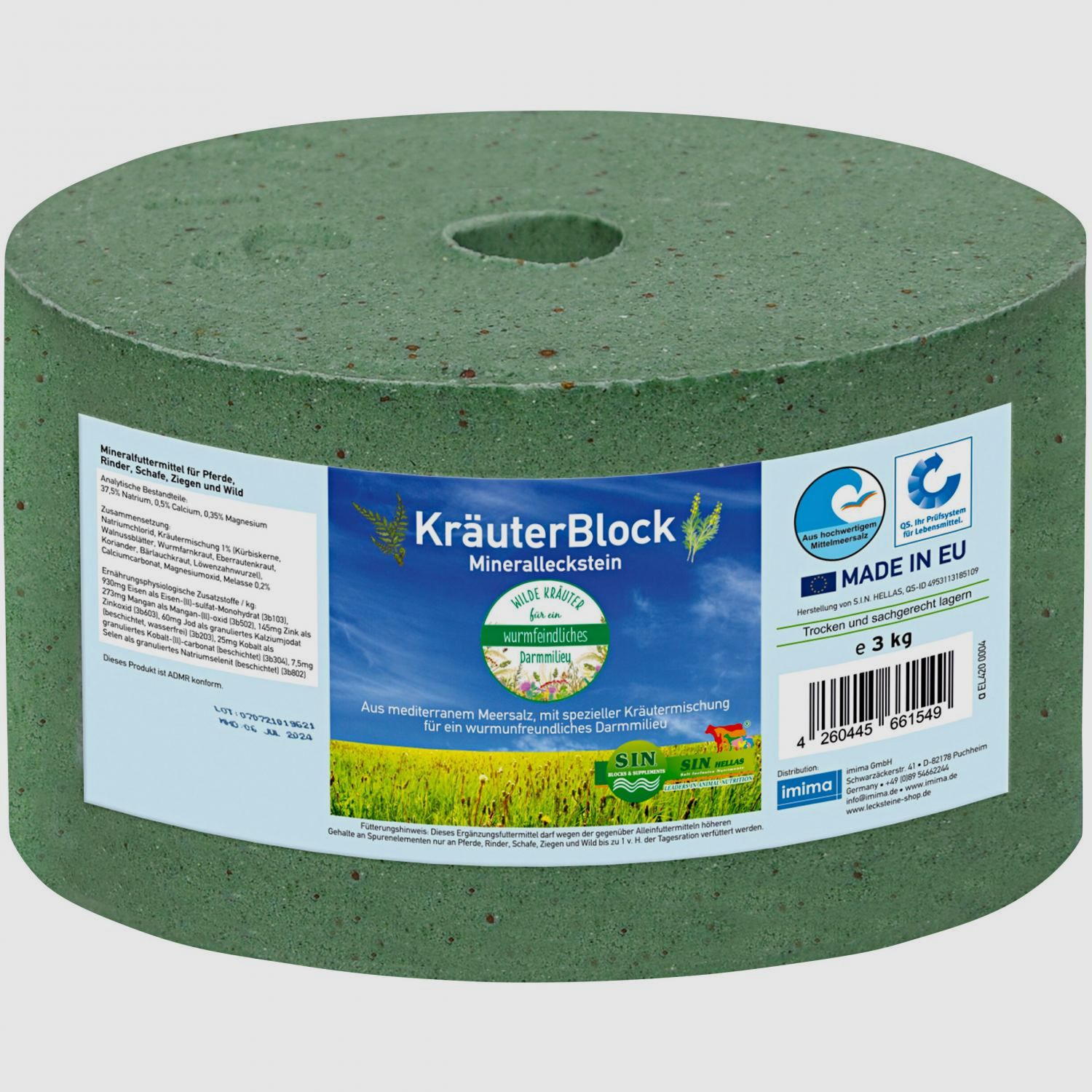 Mineral lick block Herb Block