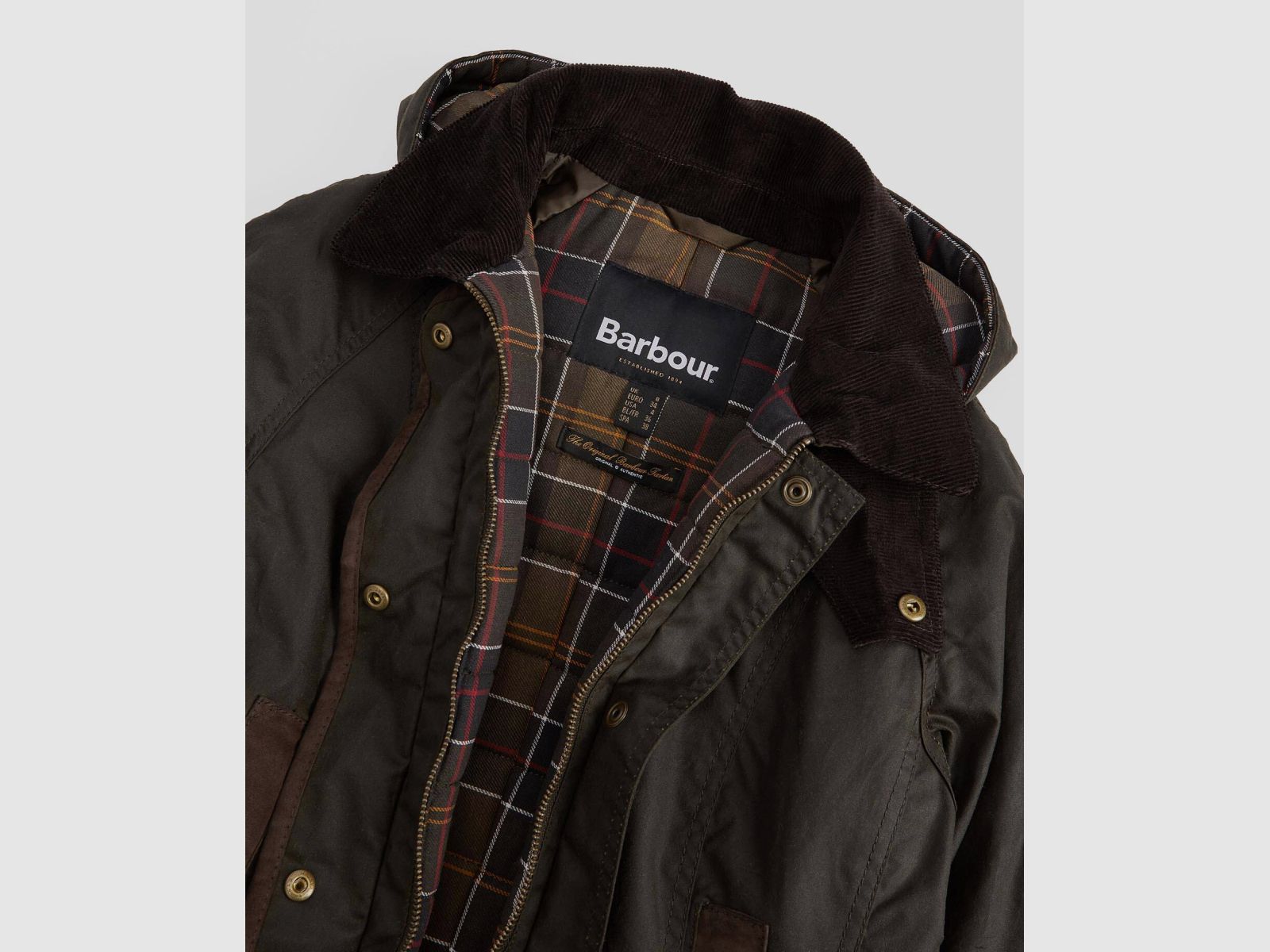 BARBOUR Chaqueta encerada Bower Oliva