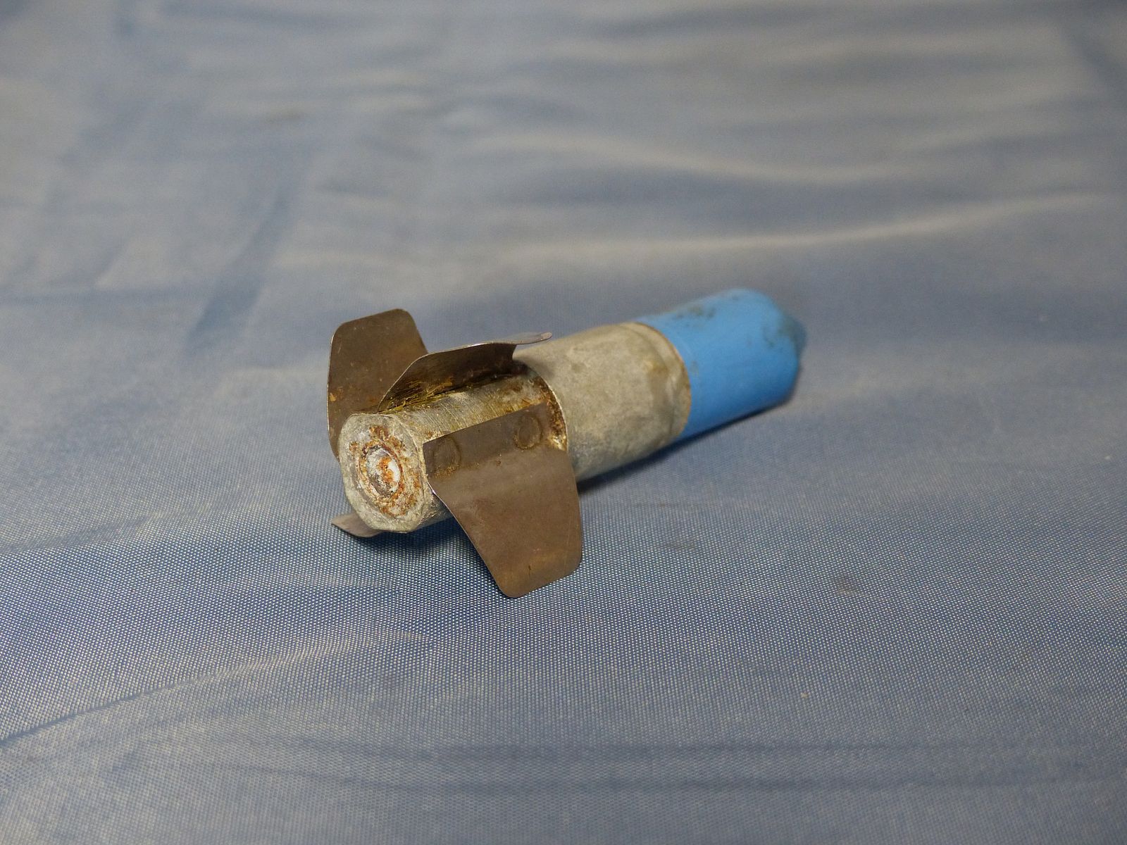 Bundeswehr BW 3 pieces of training ammunition cartridge projectiles blue G3 cleaning equipment 60s 70s