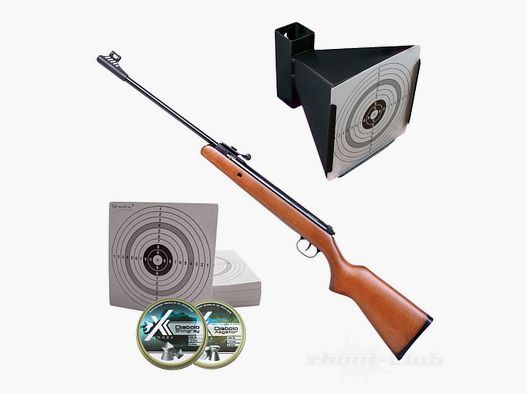 Diana Two-Forty 240 Classic Luftgewehr Kaliber 4,5mm Diabolos- Set mit Trichterkugelfang