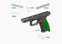 KIT DE PALANCA DE SEGURIDAD Y EMPUÑADURA BERETTA APX E02588