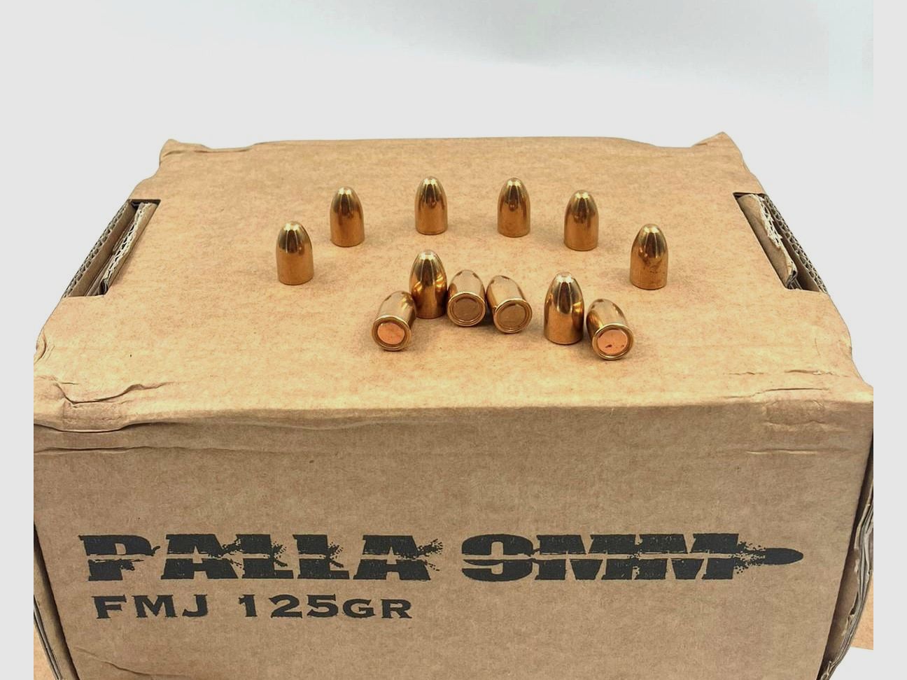 Projectiles de pistolet/revolver, .356 FMJ, 125 gr, 1.000 pcs, 9×19, balle pleine avec base fermée, image 2 sur 4