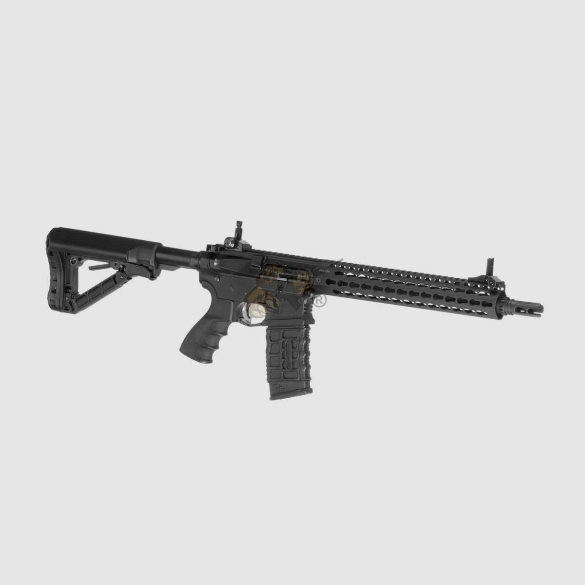 G&G CM16 SRXL with ETU in Black Airsoft S-AEG free from 18