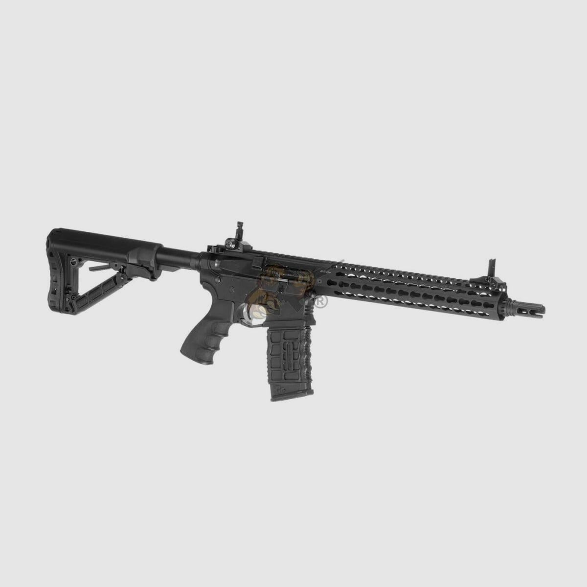 G&G CM16 SRXL met ETU in zwart Airsoft S-AEG vrij vanaf 18