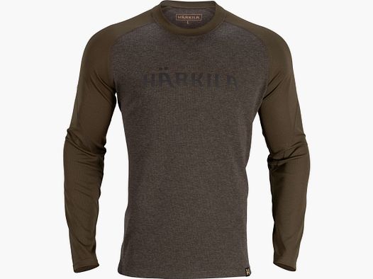 Härkila Metso Langarmshirt Heren Willow groen - S