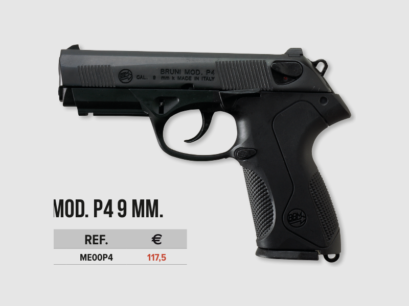 Bruni PISTOLA MODELO P4 9mm.