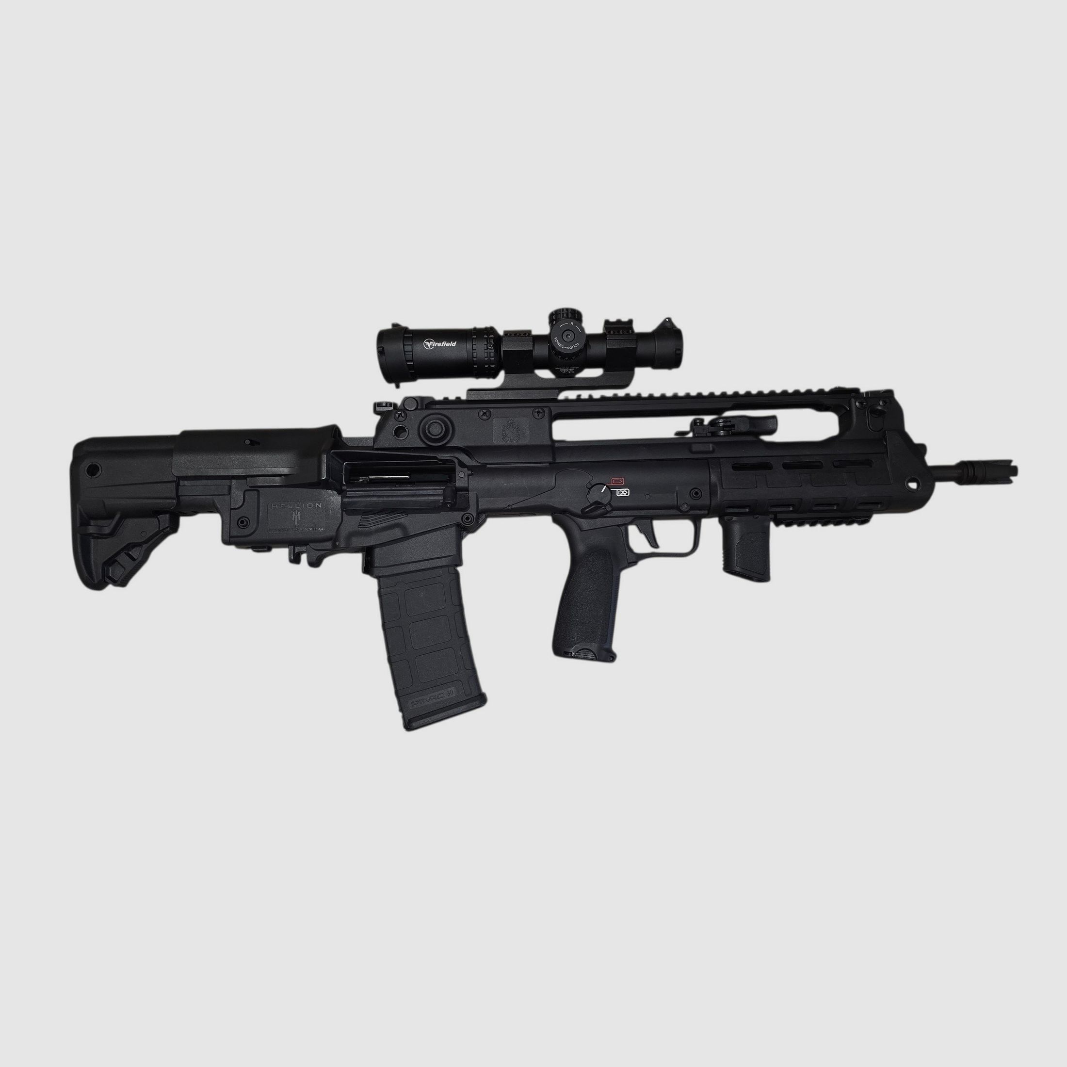 Pack Repetierbüchse Bullpup SPRINGFIELD ARMORY HELLION Schwarz 16″ Kal.223 rem gebraucht, Bild 2 von 3