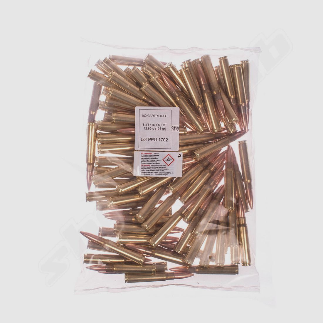 PPU - Prvi Partizan	 FMJ 12,85 g / 198 100er BULK 8x57JS