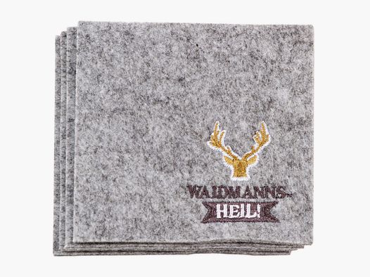 Glasuntersetzer aus Filz