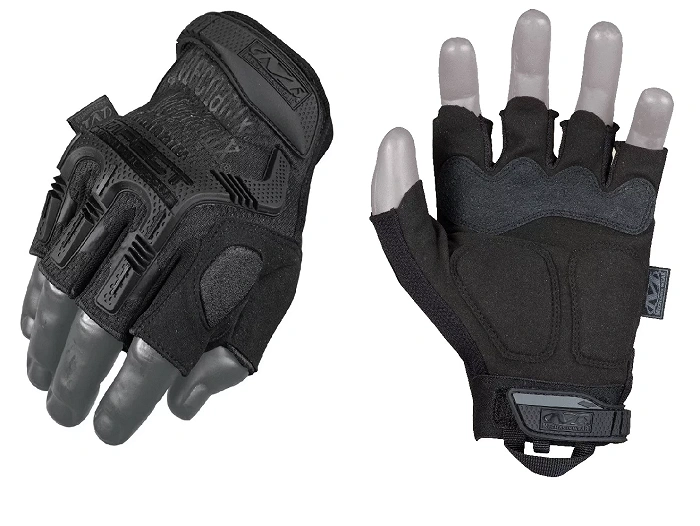 Rękawice taktyczne Mechanix Wear M-Pact Fingerless, czarne (MFL-55)