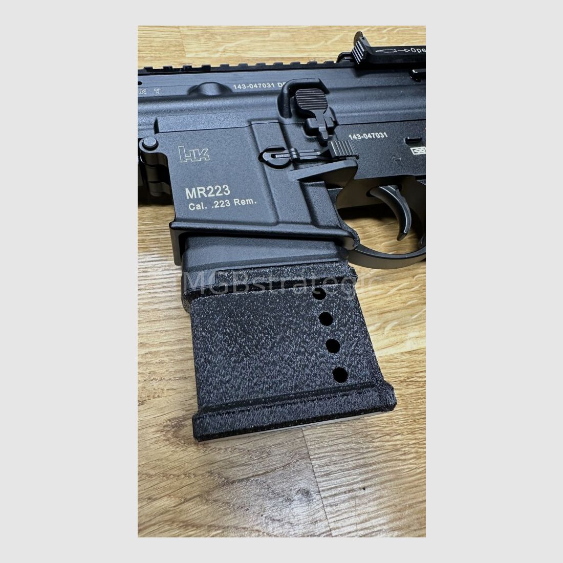sportlich zugelassen! H&K MR223 A3 14,5" Lauf halbautom. Büchse .223Rem - Heckler & Koch - viel Zubehör in BKA Beurteilung zugelassen! zivile Version H&K 416 G95, Bild 6 von 10
