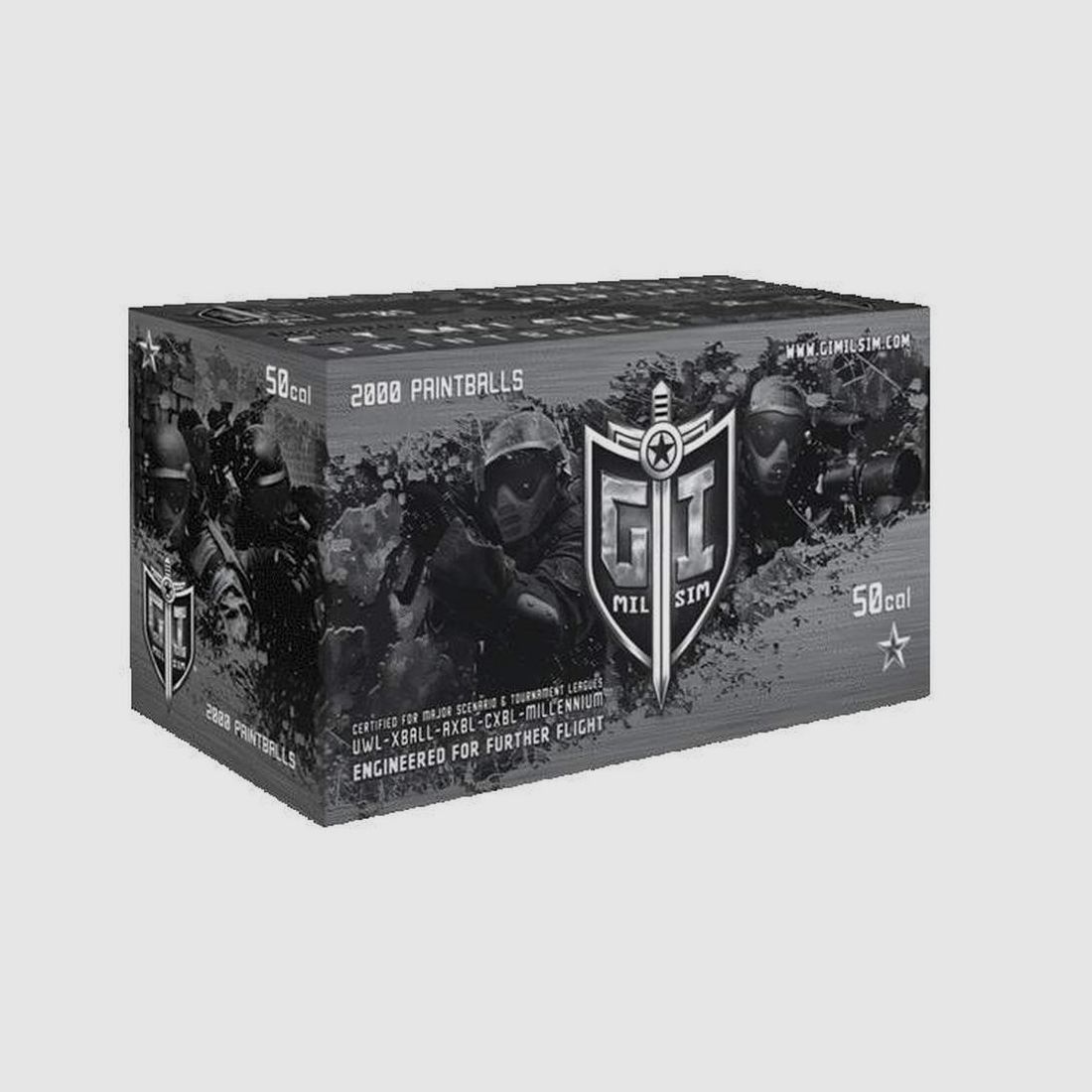Paintballkugeln GI Sportz Kal. .50 - Präzision und Widerstandsfähigkeit - Für intensive und zuverlässige Spiele
