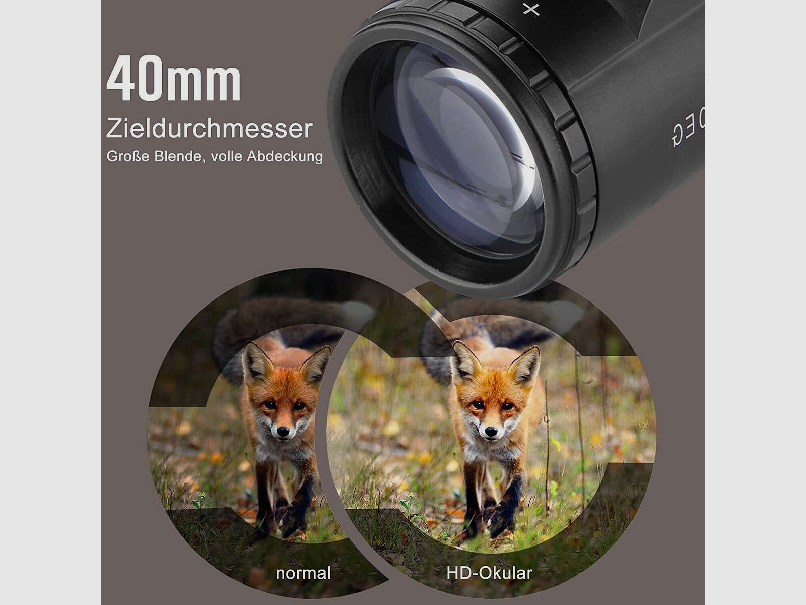 3-9 x 40 Gewehrzielfernrohre, 3 - 9 fache - Vergrößerung für Jagd, Softair