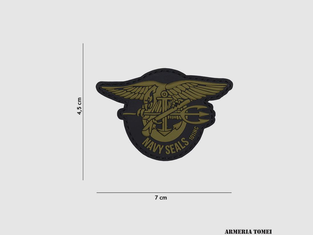 PATCH – 3D PVC NAVY SEALS GRÜN #18021