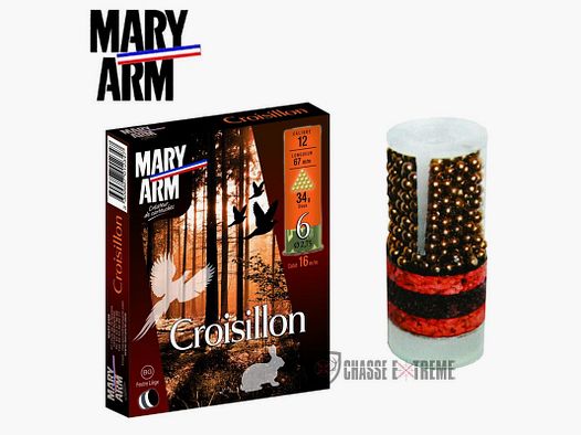 10 Cartucce MARY ARM Croisillon 34G Cal 12/67