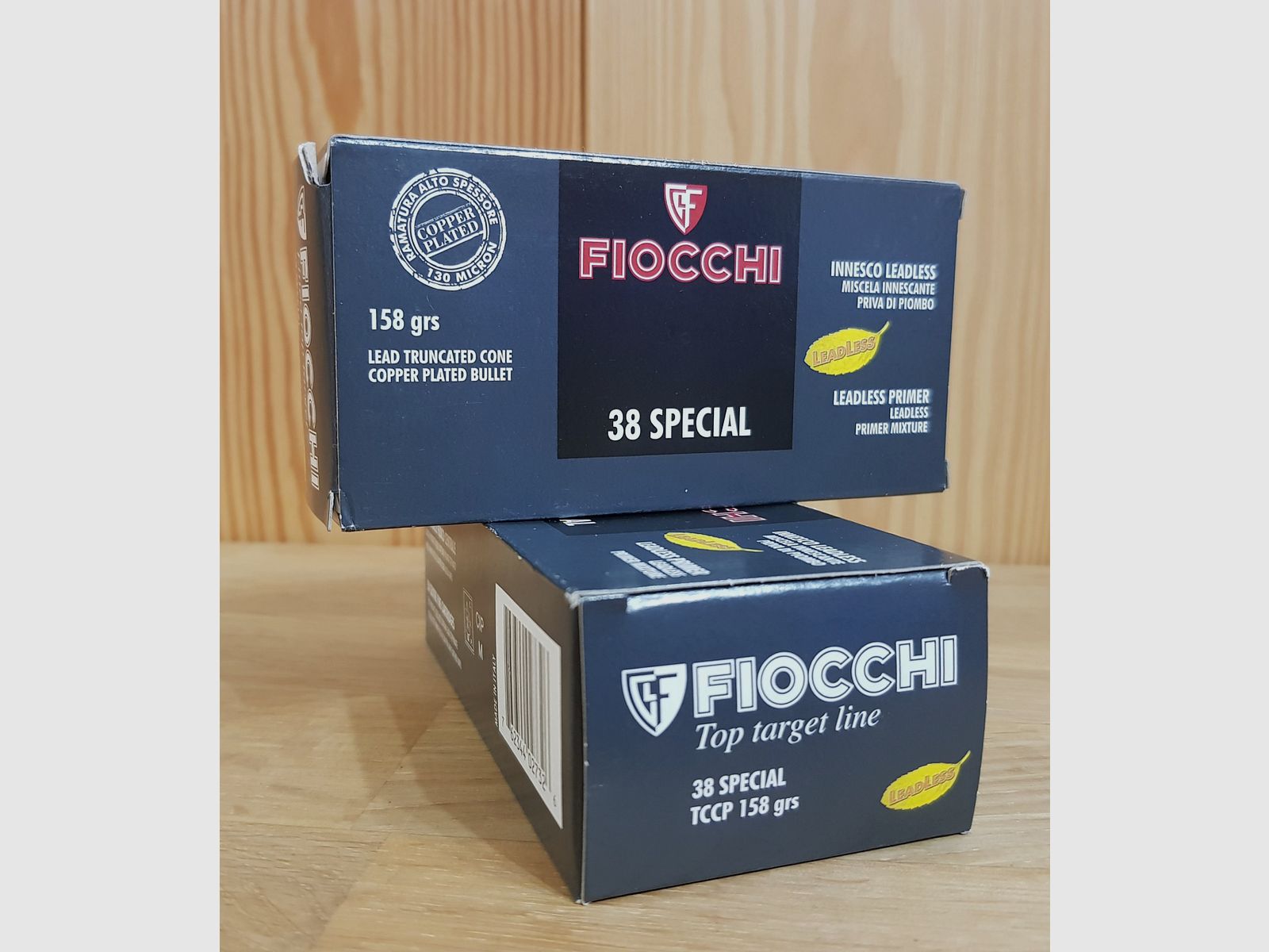 FIOCCHI TOP TARGET MUNITIONEN FÜR REVOLVER Kal. 38 SPECIAL TCCP