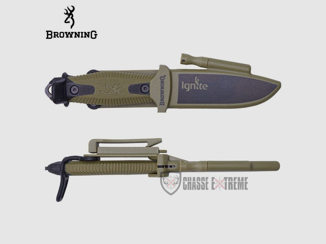 BROWNING Ignite Feststehendes Messer Schwarz/Grün, Bild 2 von 2