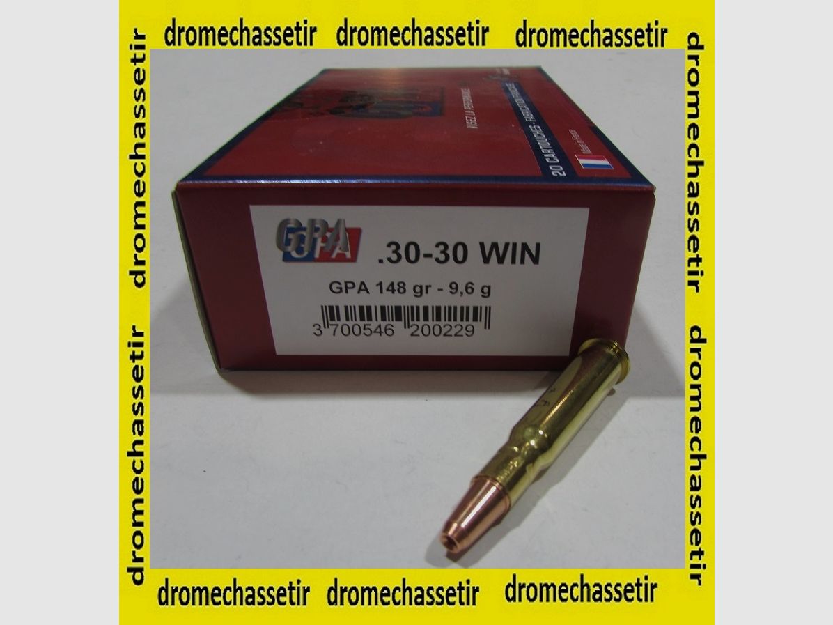 Box mit 20 Patronen Kal. 30-30 Winchester GPA 148 grains