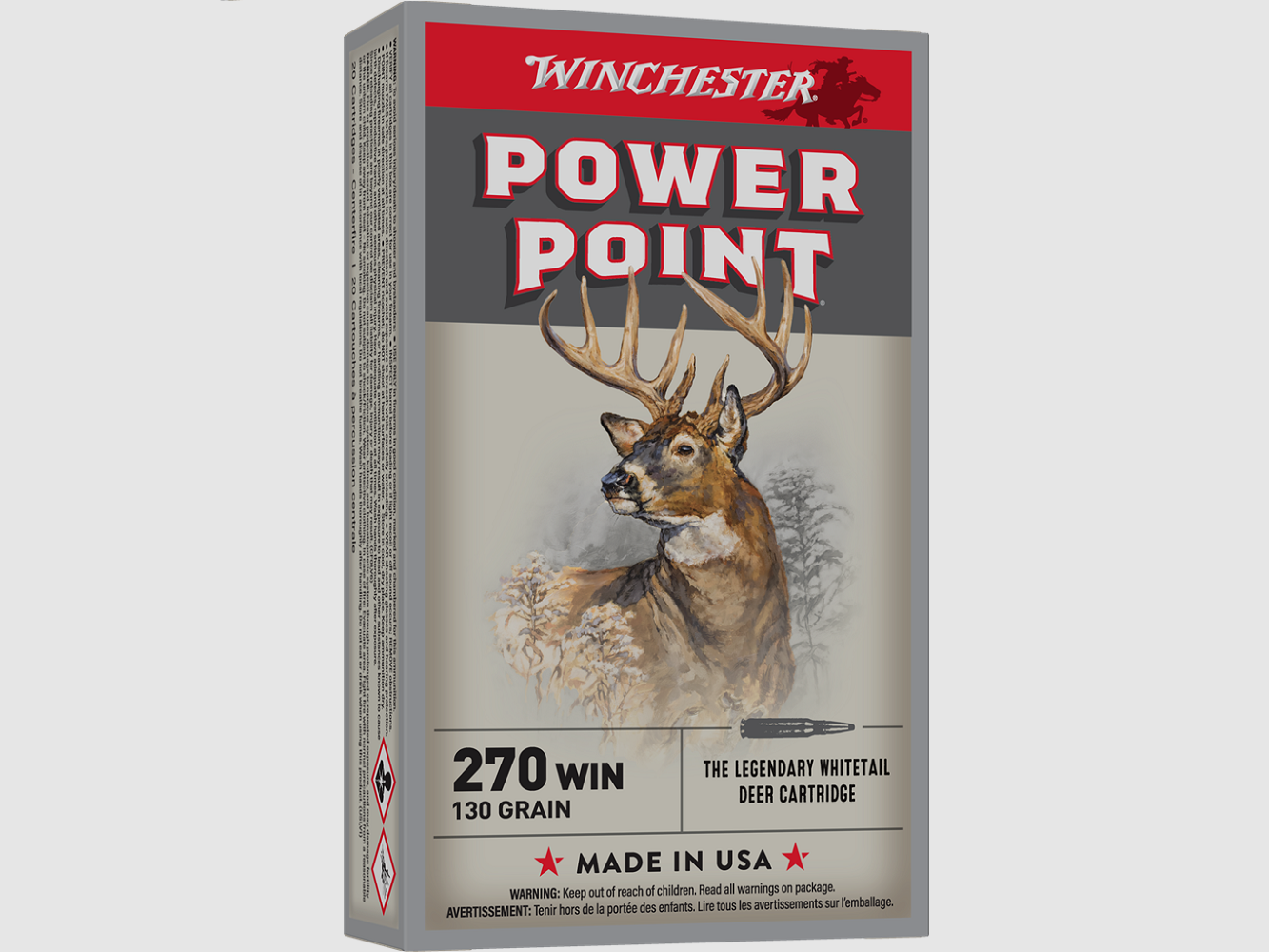 Winchester Power Point Kal.270W 130gr, Bild 1 von 2