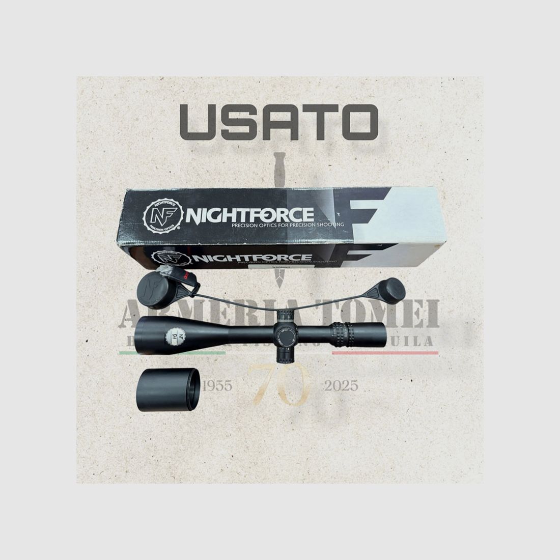 USATO – OTTICA – NIGHTFORCE – NXS 8-32×56mm .125 MOA | Ret. NP-R2 | ILL, immagine 6 di 6