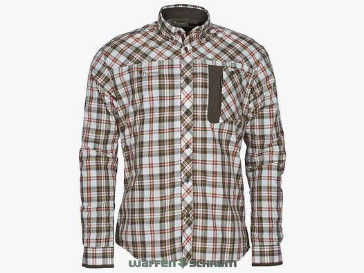 Pinewood Hemd Wolf Shirt Offwhite Brown