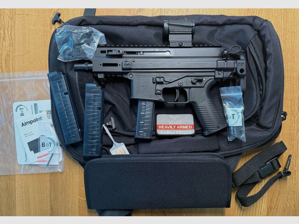 Brügger & Thomet APC9 K Pro con calcio telescopico