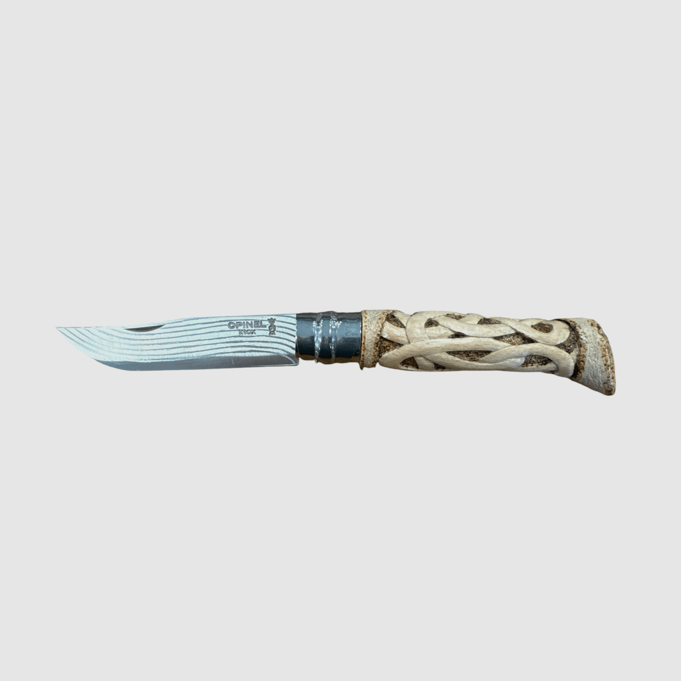 Messer – Opinel – N.9 Inox geflochten und handgefertigt, Bild 1 von 4
