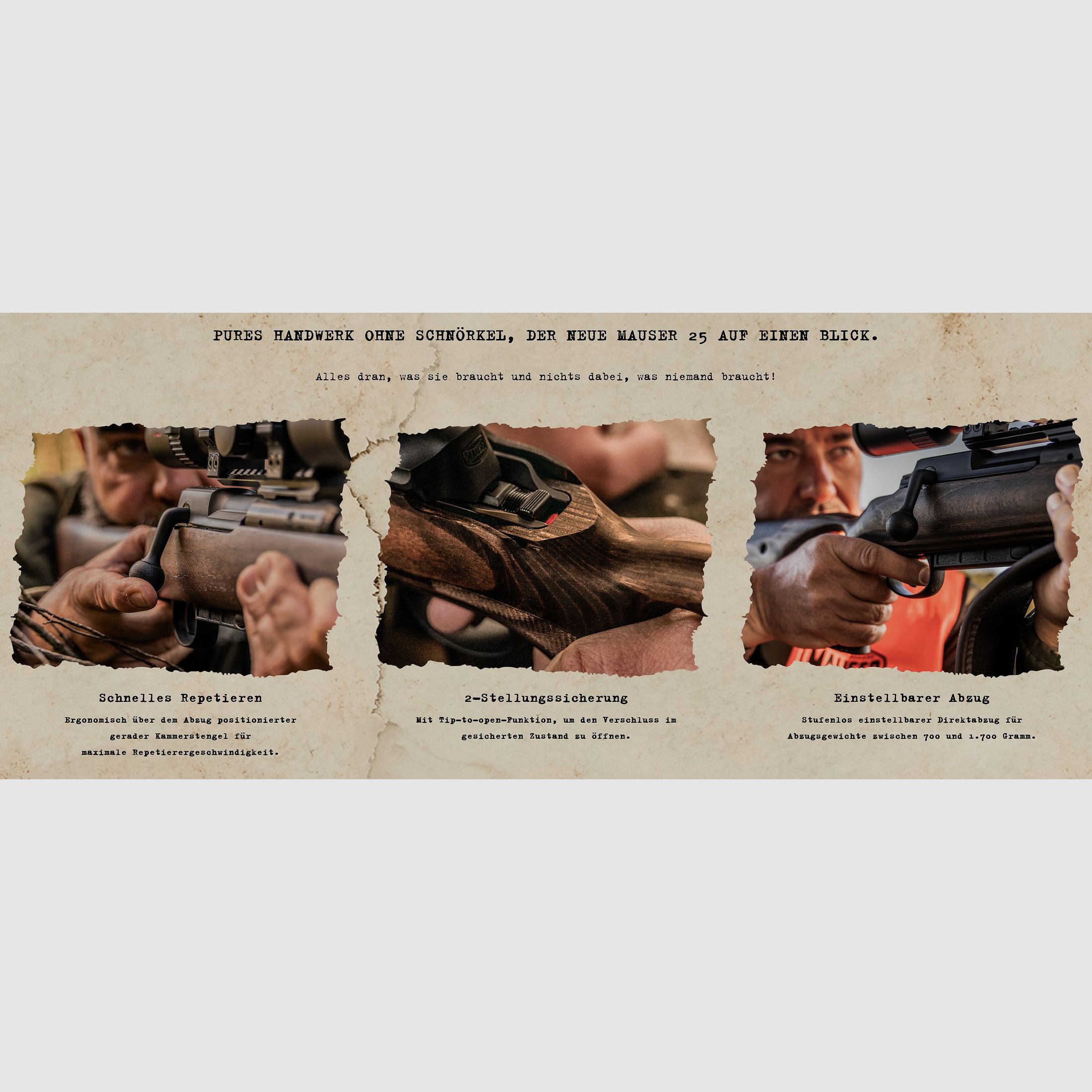 MAUSER M25 Extreme .308Win, 51er LL M15x1 + RS-4 2.5-10x50S