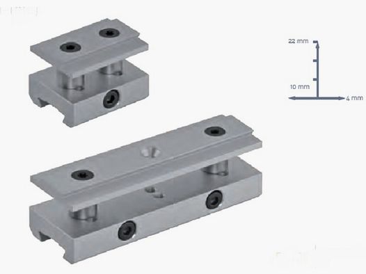 Centra Block Club Walther 10-22mm rehausseurs de ligne de visée