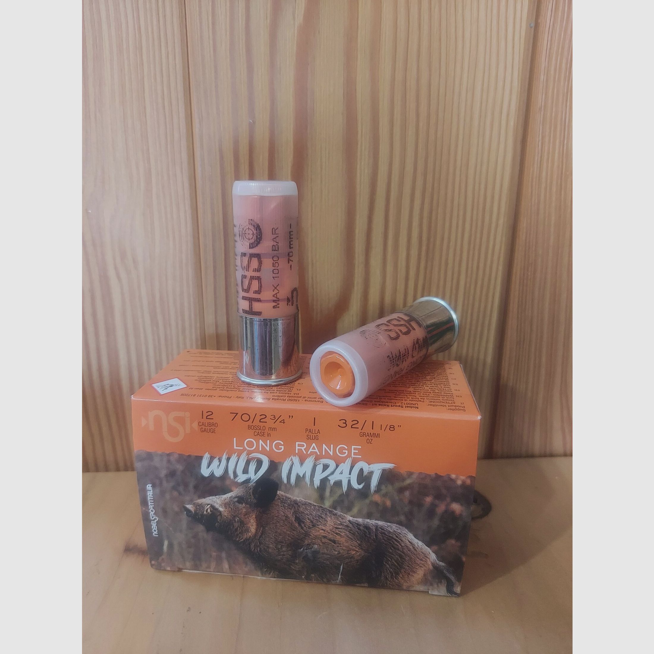 NOBEL SPORT LONG RANGE WILD IMPACT PATRONEN Kal. 12