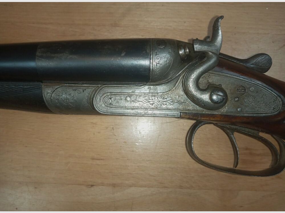 Belgian double-barreled shotgun