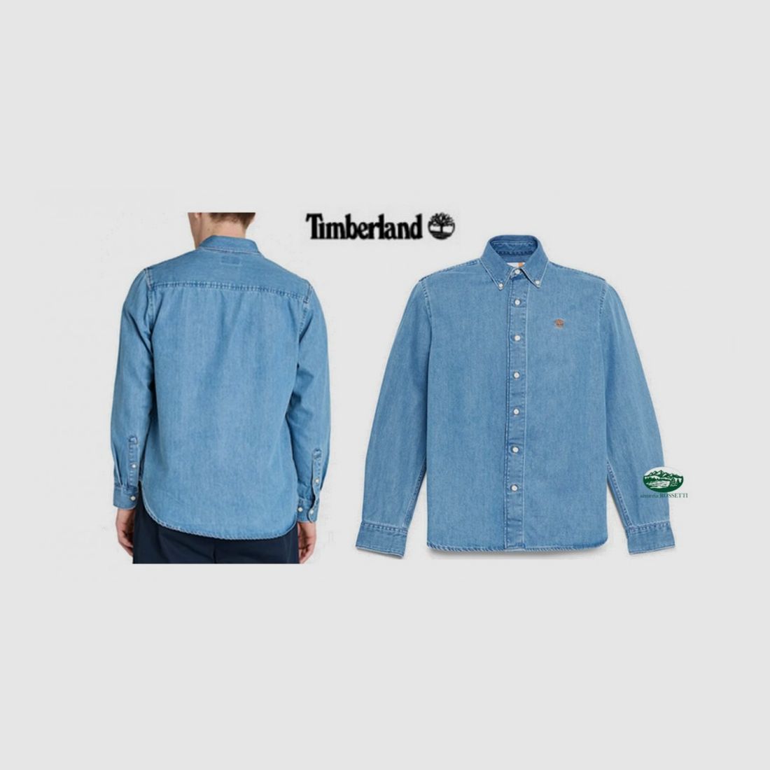 TIMBERLAND Camicia in Denim blu