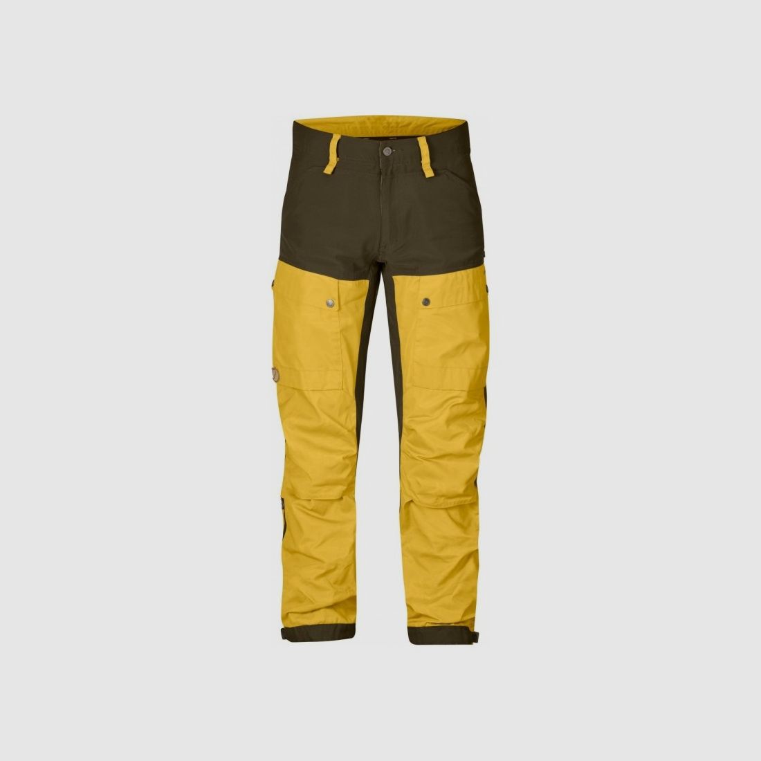 Damenhose Fjällräven Keb Hose Gelb Größe 42 Frankreich Neu 011680