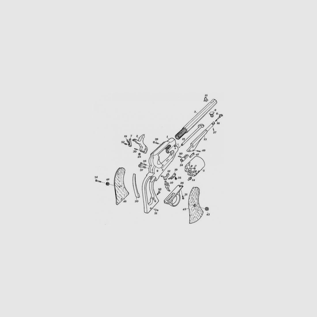 New Army 1858 "Remington" revolver 5" 0108, image 2 of 5