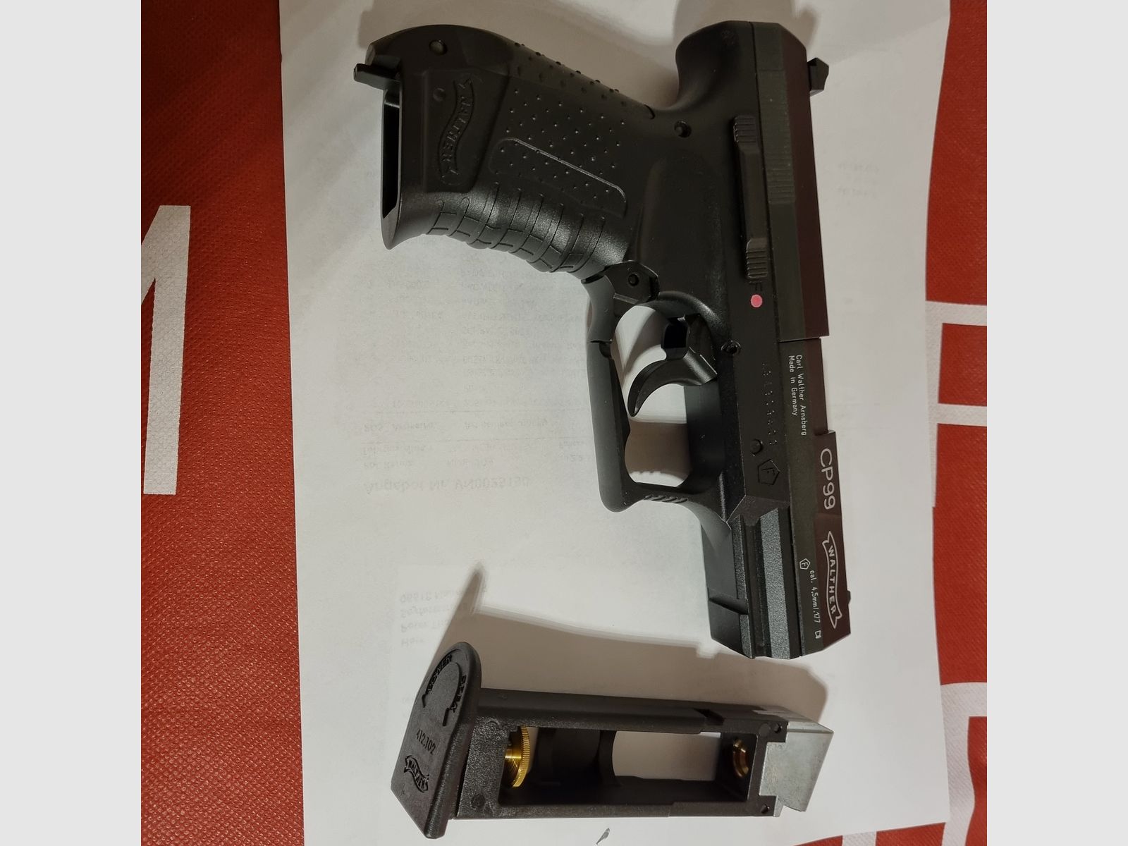 Walther CP 99, 4,5 mm/ Co2, alte Ausführung