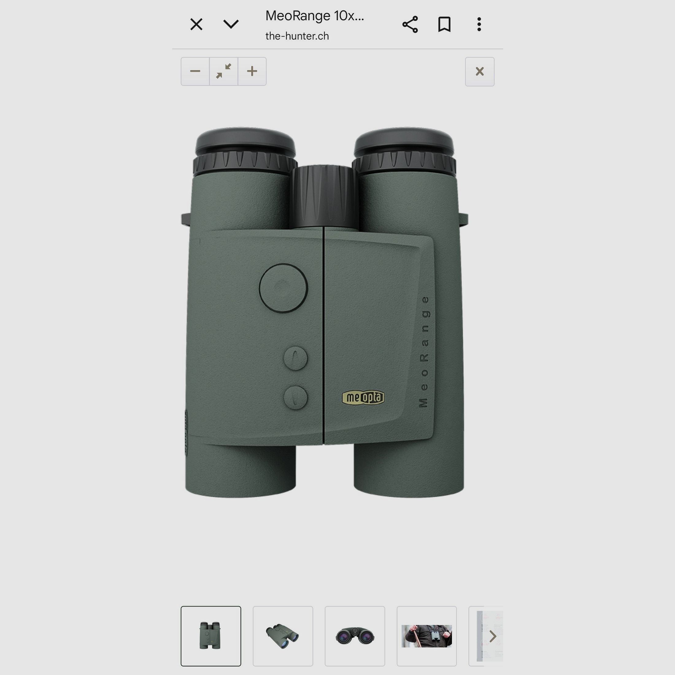 Fernglas Meopta MeoRange 10x42 HD Basic mit Entfernungsmesser