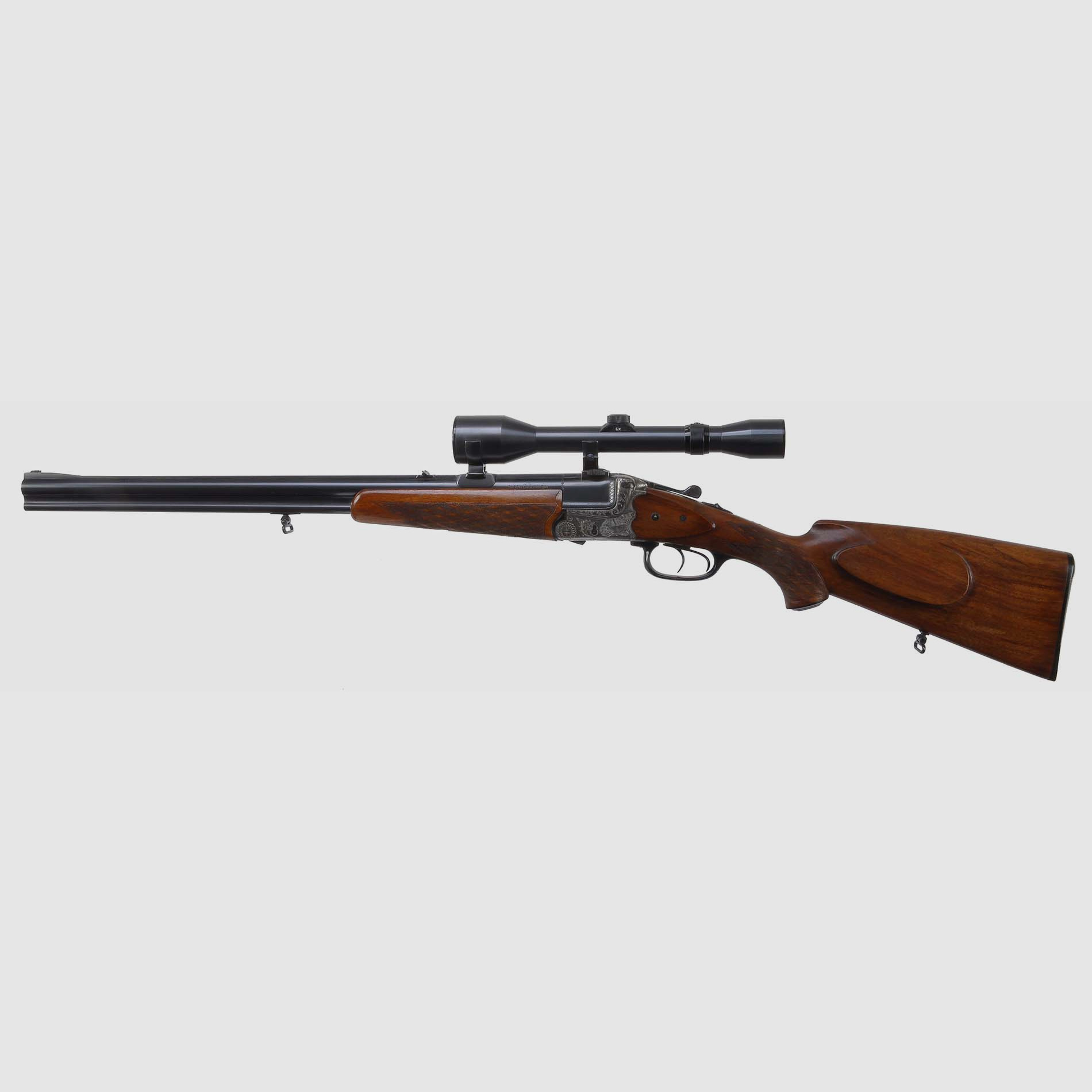 Heym Mod. 55 , ZF TELL 6x42 Abs.1, SUHLER-Einhakmontage 16/70-7x65R
