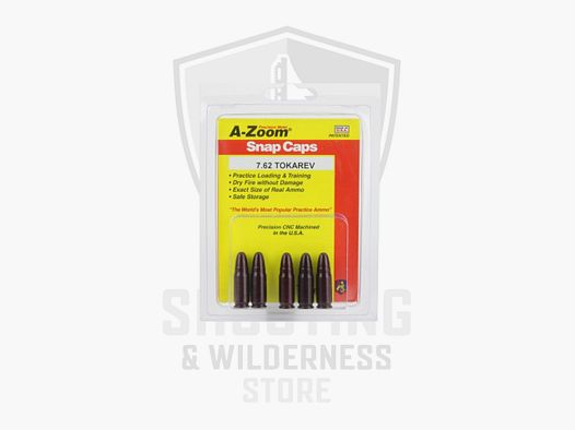 A-Zoom 7.62 Tokarev Snap Caps Manipulierpatrone 2 pack Red