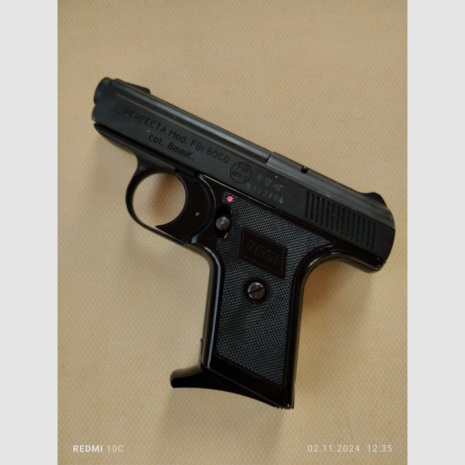 Gaspistole 8mm, Reck FBI 8000