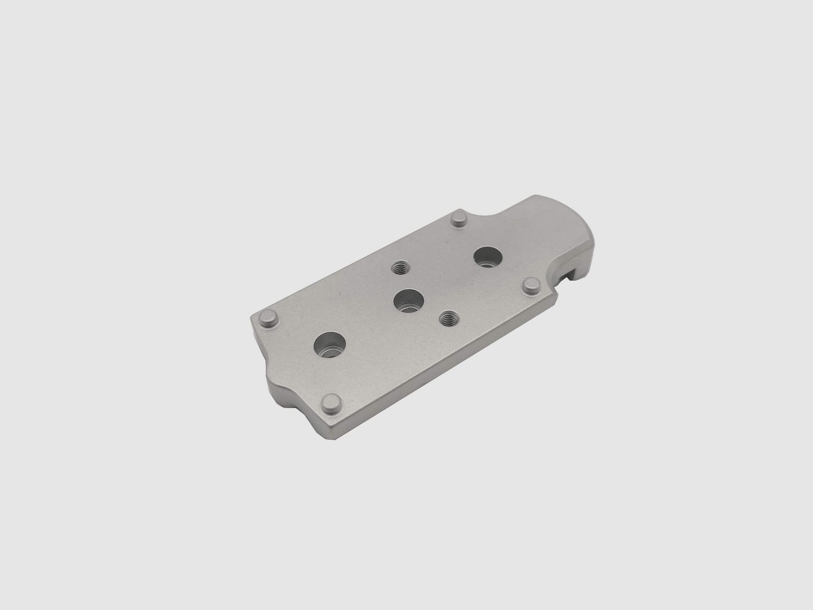 Docter Sight/Noblex mounting plate for S&W revolver silver