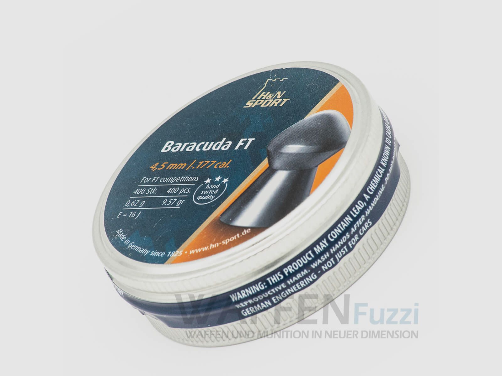 H&N Baracuda FT 400 pièces plombs diabolo calibre 4,51 mm, image 1 sur 2