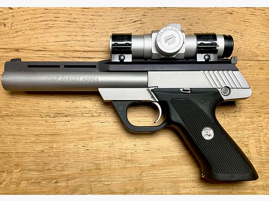 Pistolet Colt Target modèle .22lr canon lourd avec Red Dot Ultra Dot Dist