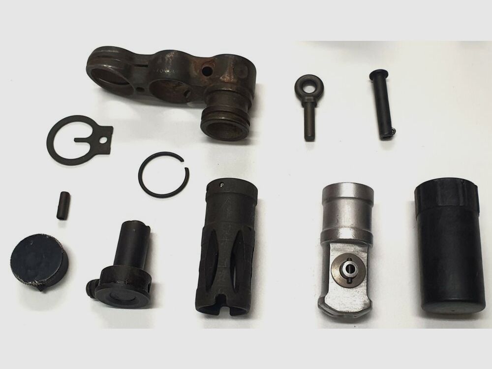 H&K Heckler and Koch GmbH Oberndorf Free parts kit original HK G3 NATO Heckler & Koch including trapezoidal front stock olive green