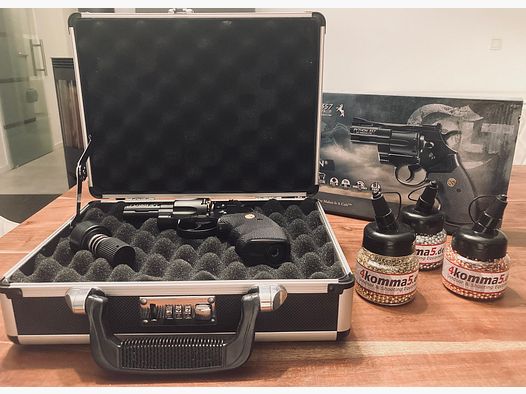 Set: Umarex Colt Python 2.5" full metal steel BB CO2