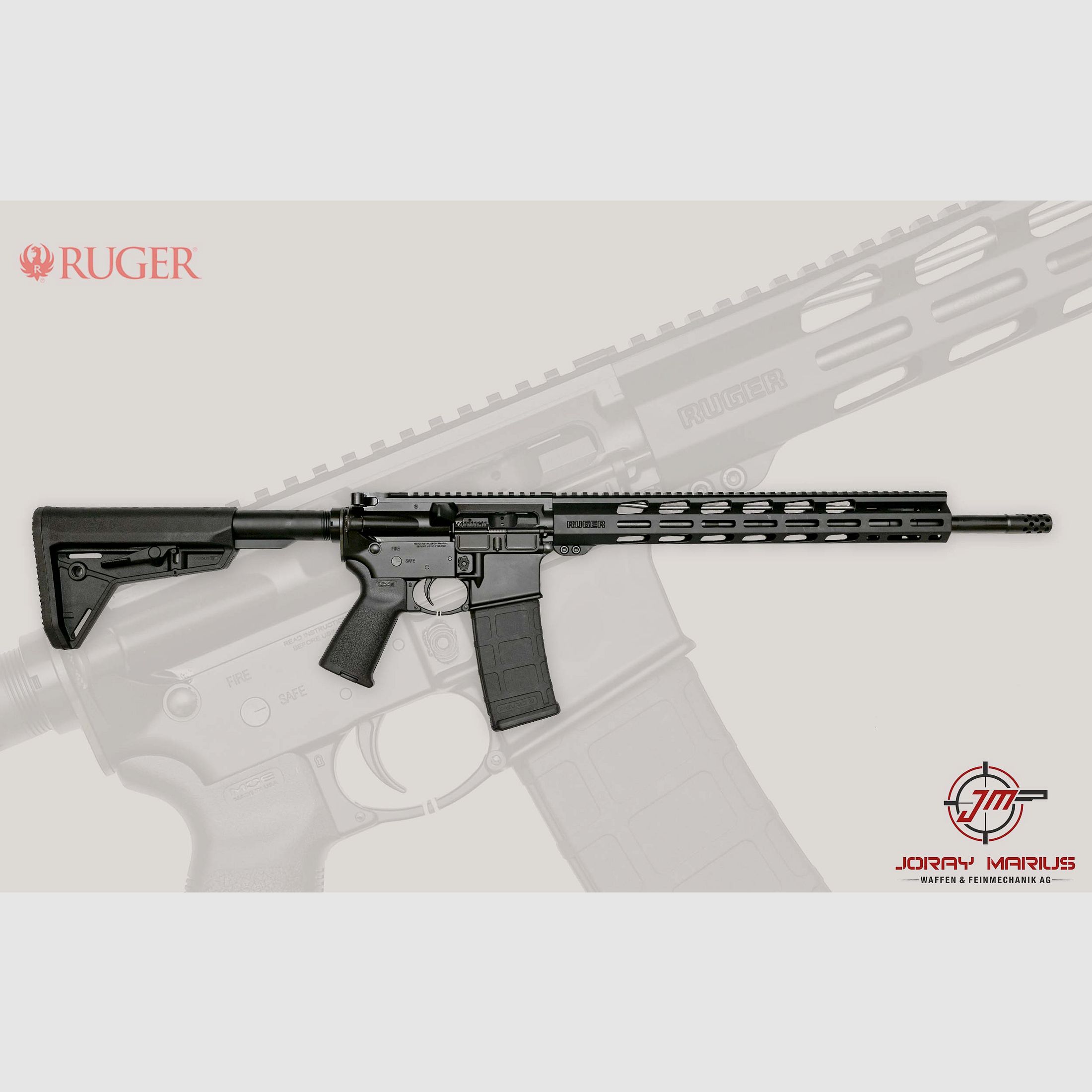 Ruger AR-556 MPR semiautomático 5.56 NATO 18"